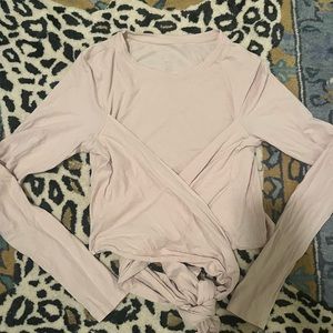 Lululemon wrap around long sleeve shirt